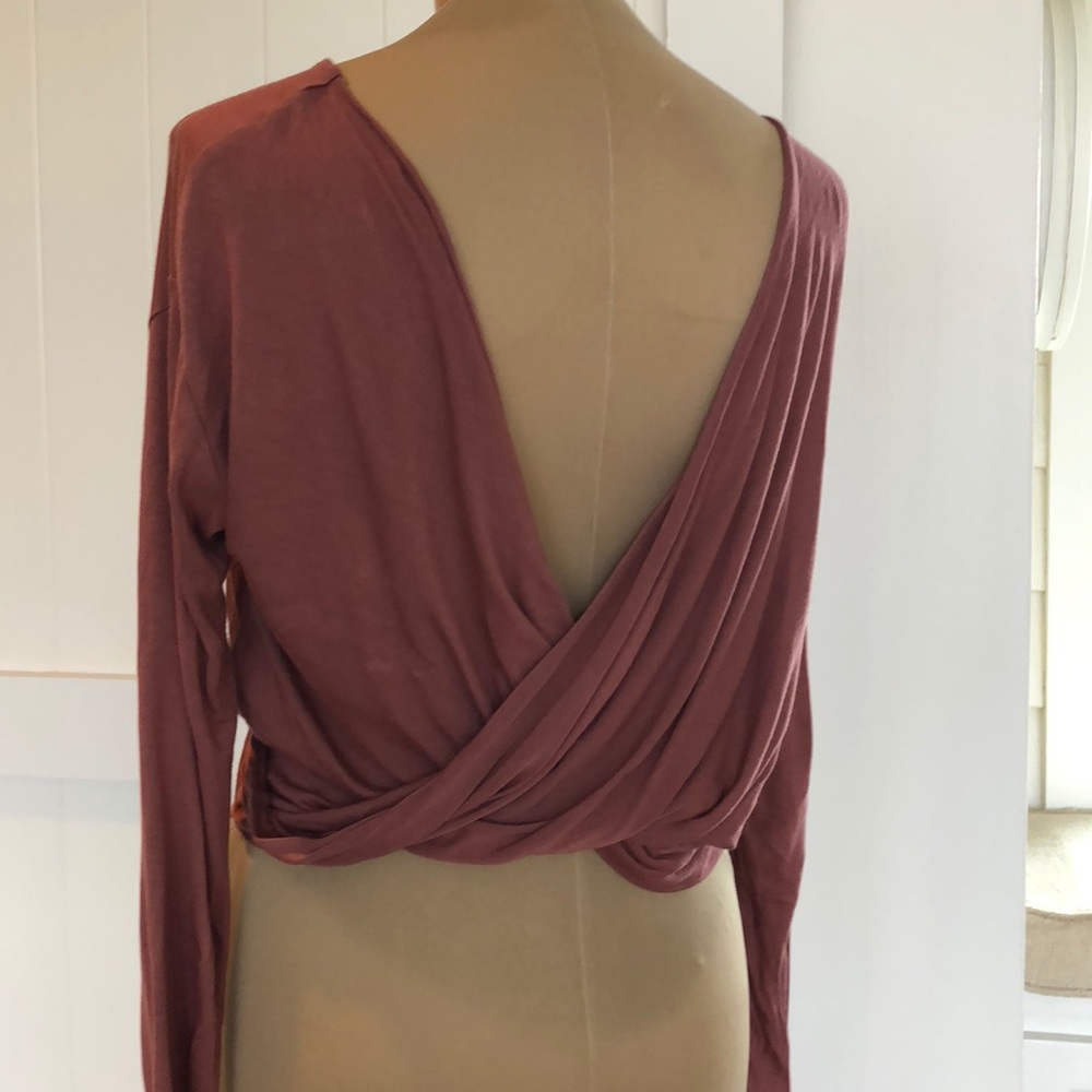 Free people drape back top